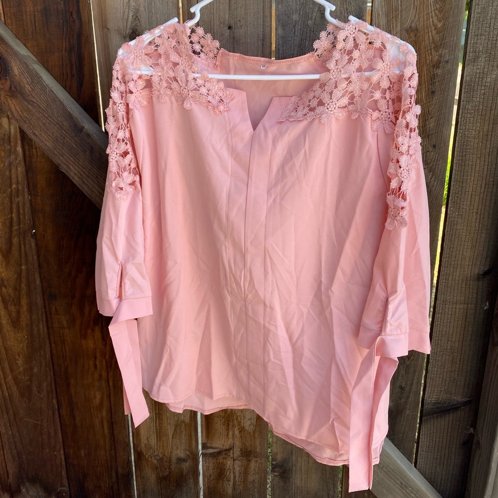 pink blouse